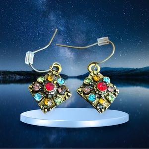 Duufin Drop Dangle Design Earrings Multicolor Women